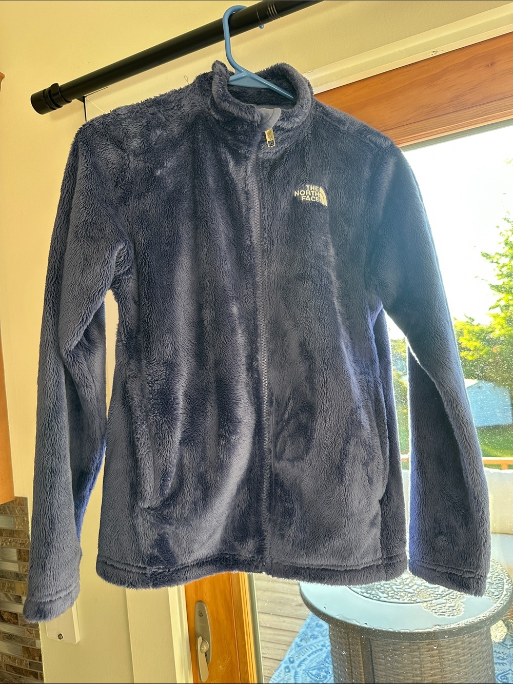 The North Face Kids Purple Plush Full‑Zip Fleece Jacket